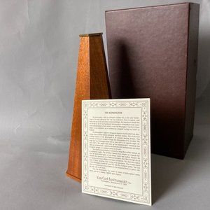 VanCort Wood and Brass Hexagon Kaleidoscope